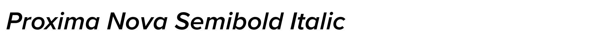 Proxima Nova Semibold Italic image